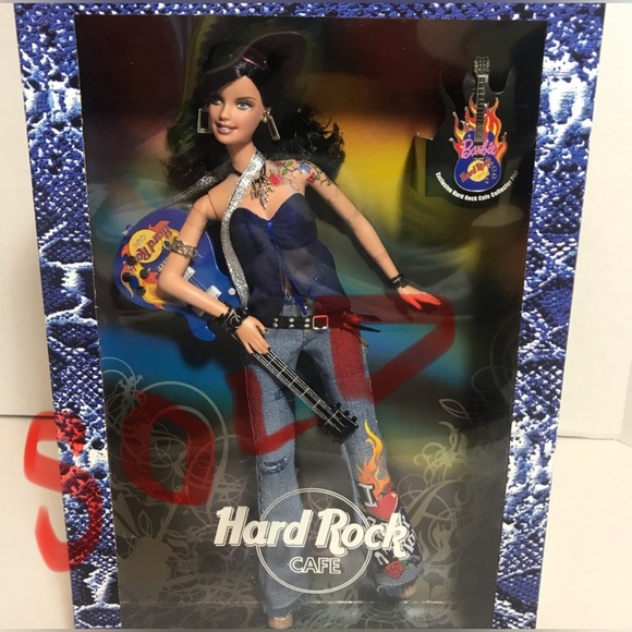 Mattel, Barbie Other - MIB Hard Rock Café Barbie with Exclusive Pin PRICE FIRM